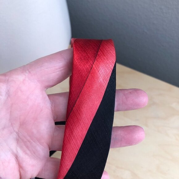 Vtg Portofino Collection Handmade Silk Necktie - Paisley & Swirls - Picture 7 of 8